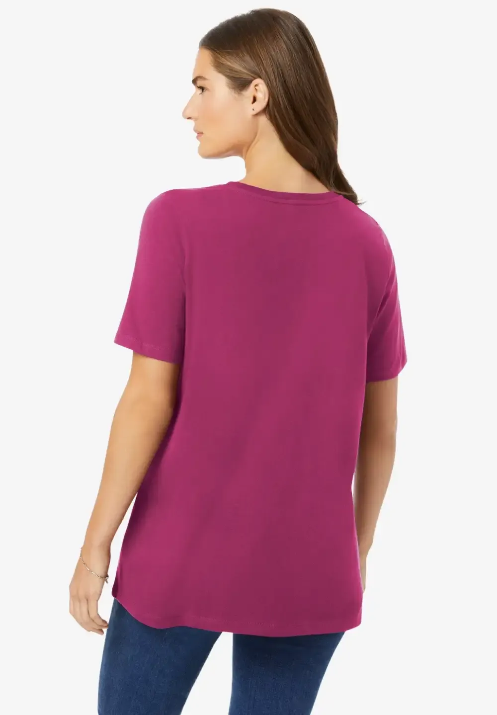Perfect Short-Sleeve Crewneck Tee