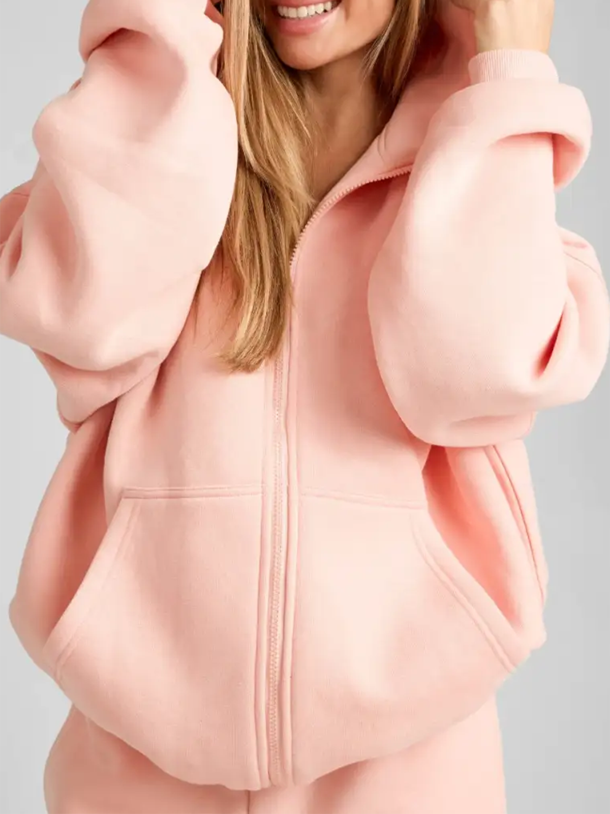 Pastel Zip Hoodie