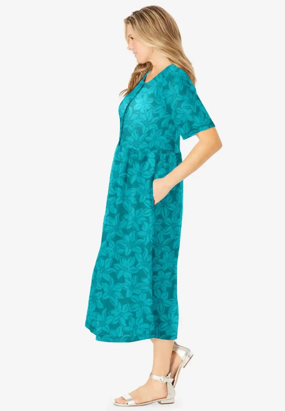 Button-Front Essential Dress
