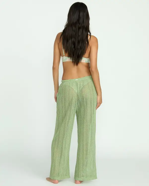 Tropic Beach Cover-Up Pants - Pistachio