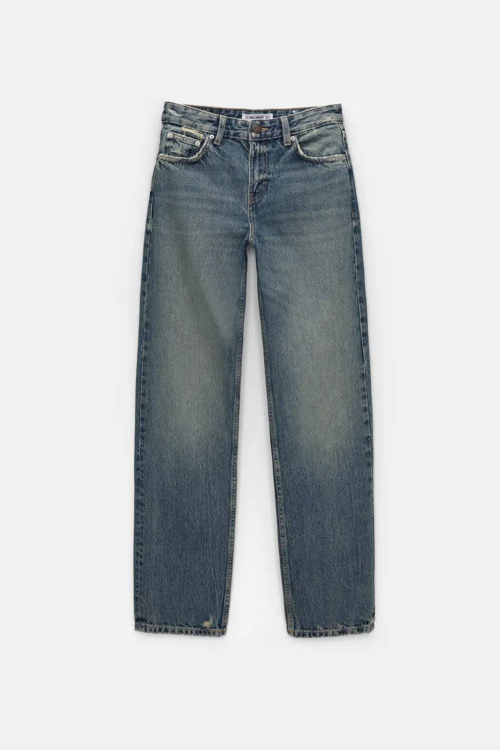 Jeans rectos tiro medio