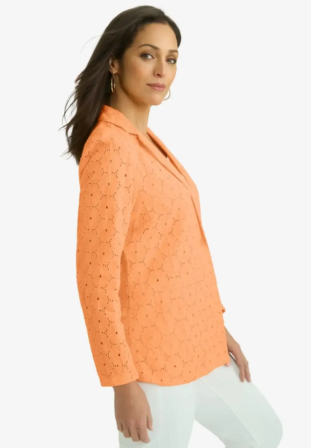 Eyelet Blazer