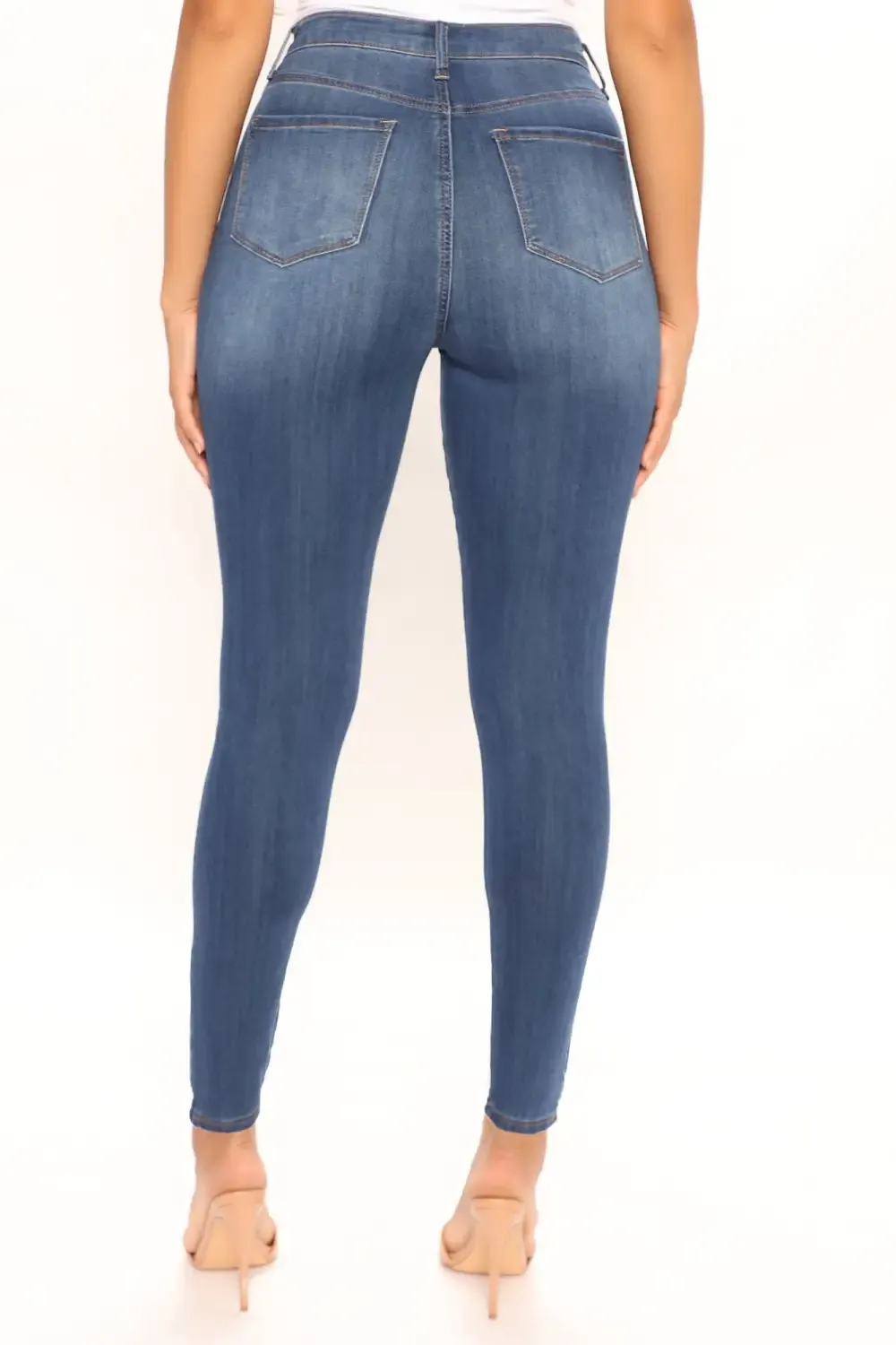 Tall Emma Super Stretch High Rise Skinny Jean - Medium Wash