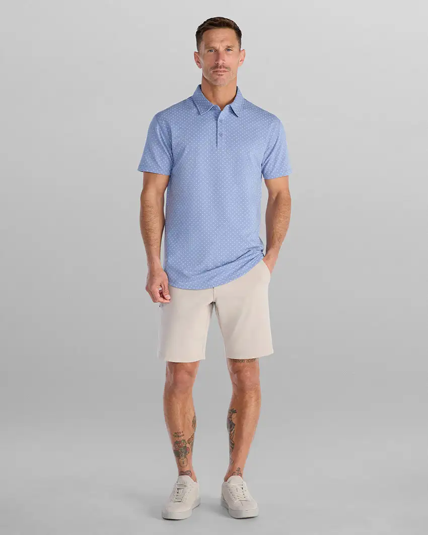Drop-Cut: Lux Dotted Polo