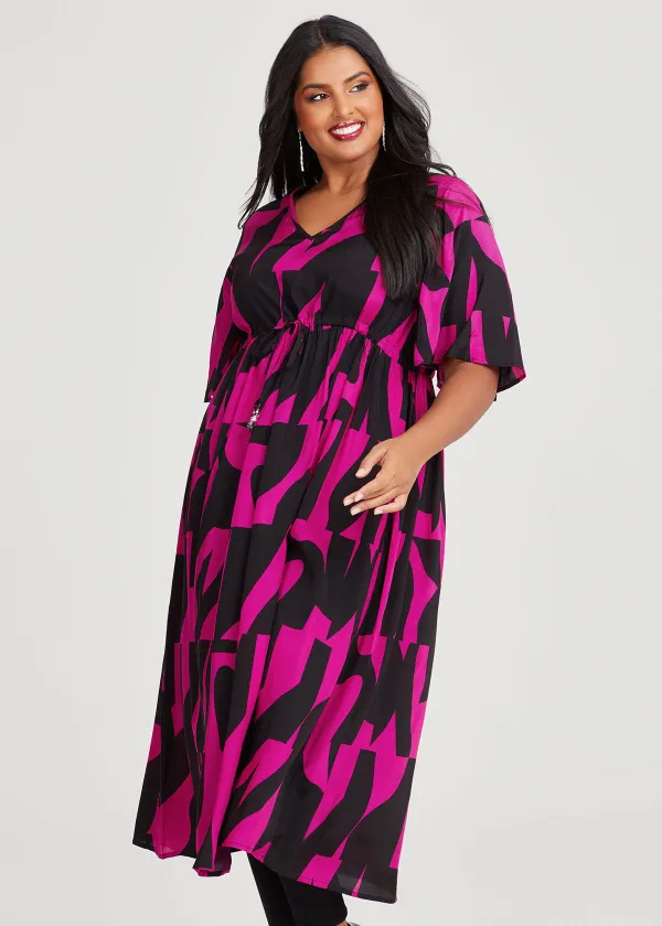 Natural Summer Time Monotone Dress