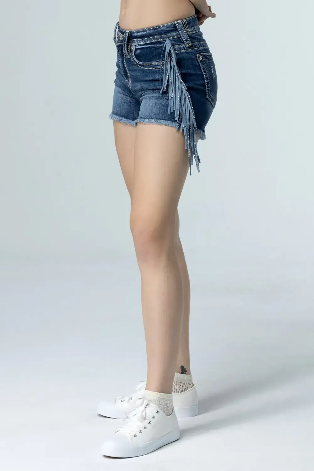 Shining Fringe Shorts
