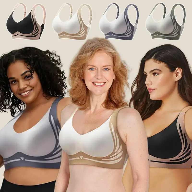 🔥🎁Super gather bra | Wireless Push-up Bra👍No more sagging breasts