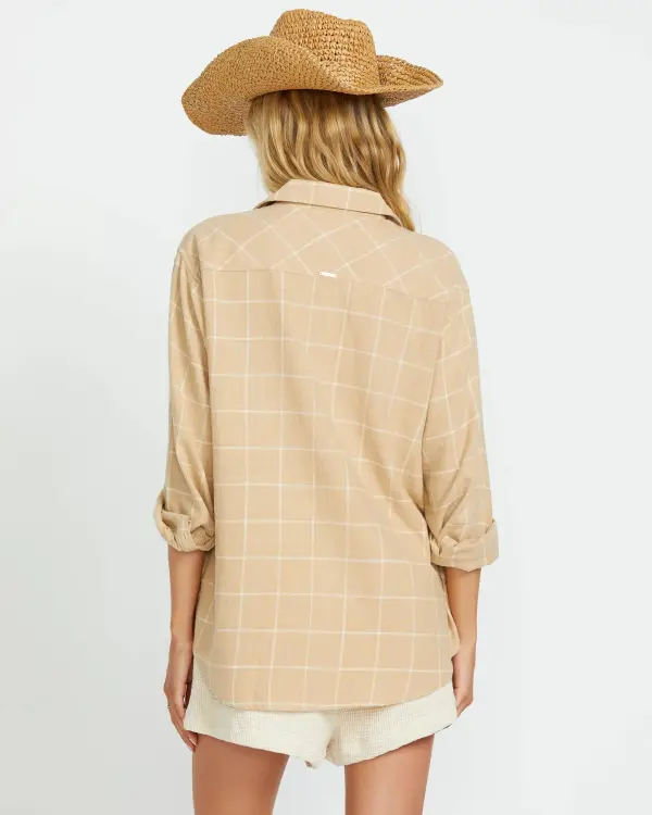 Layer Up Long Sleeve Shirt - Khaki