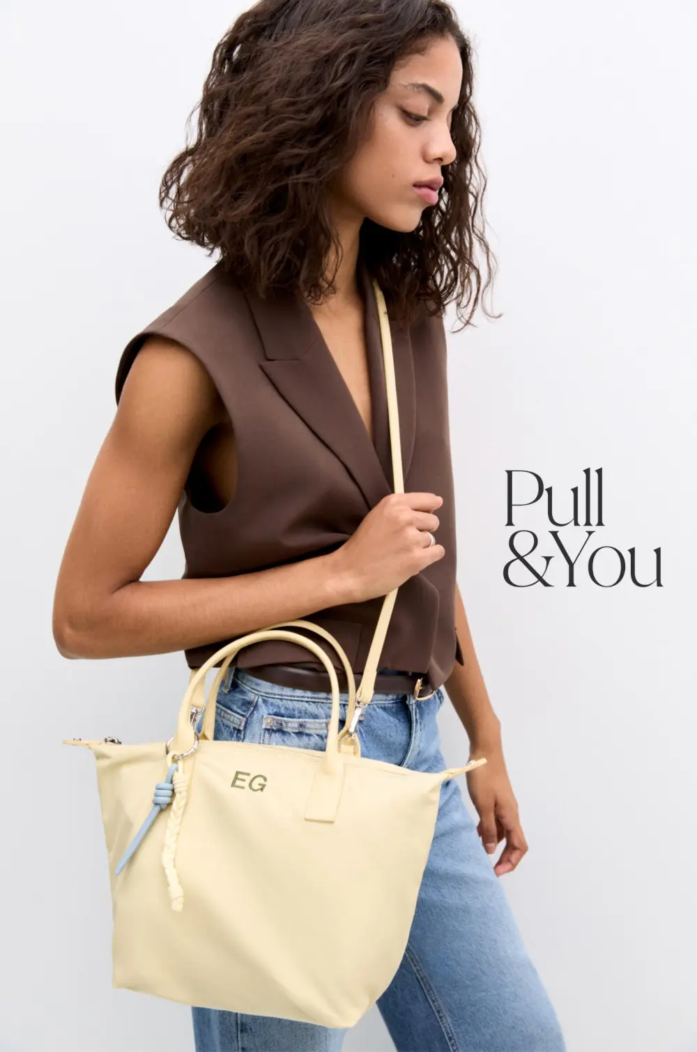 Mini shopper nylon adorno