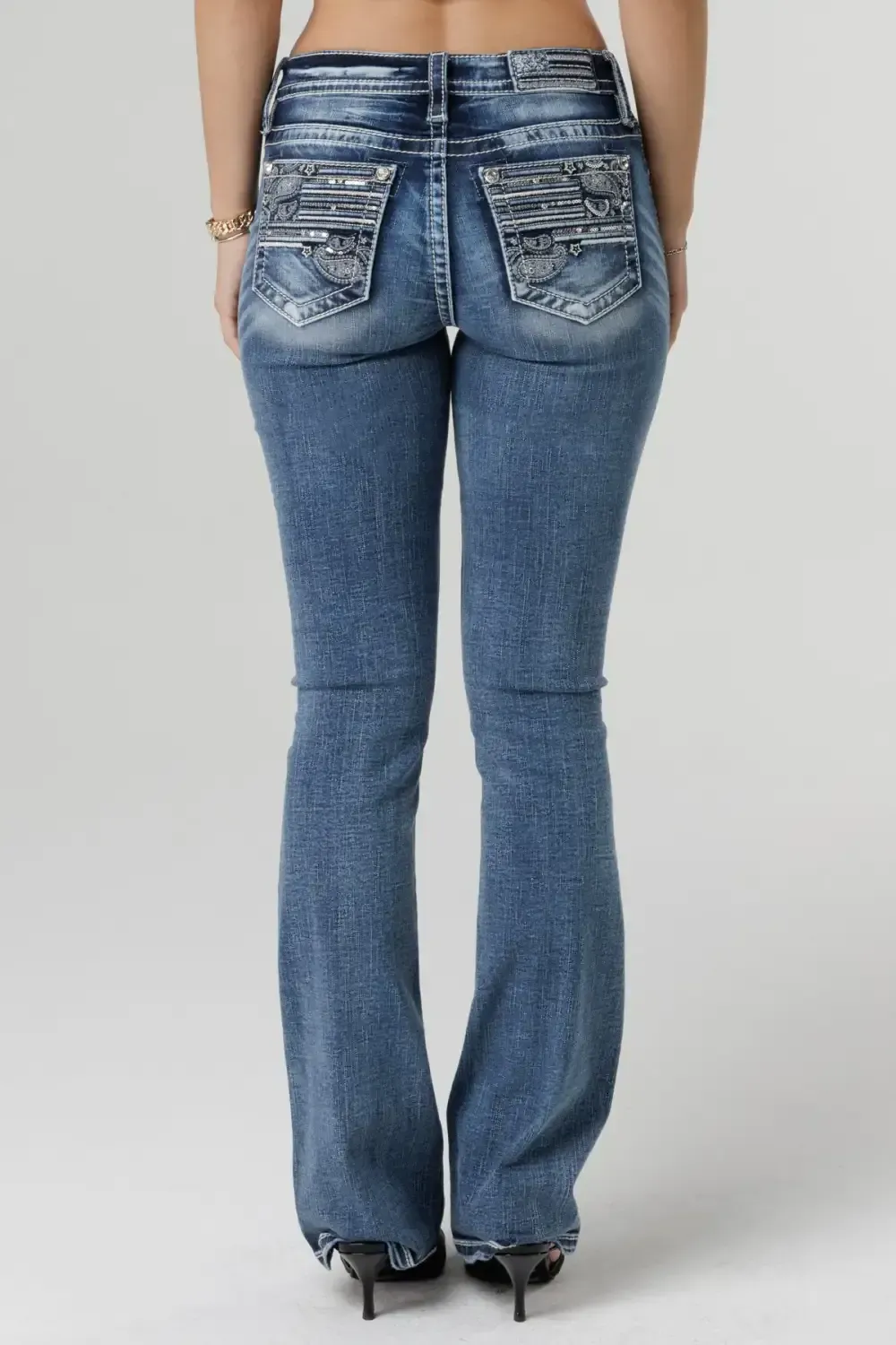 Americana Paisley Bootcut Jeans