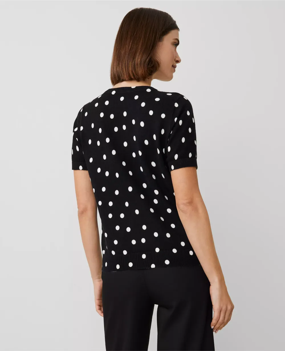 Dotted Sweater Tee
