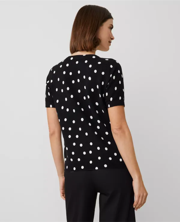 Dotted Sweater Tee