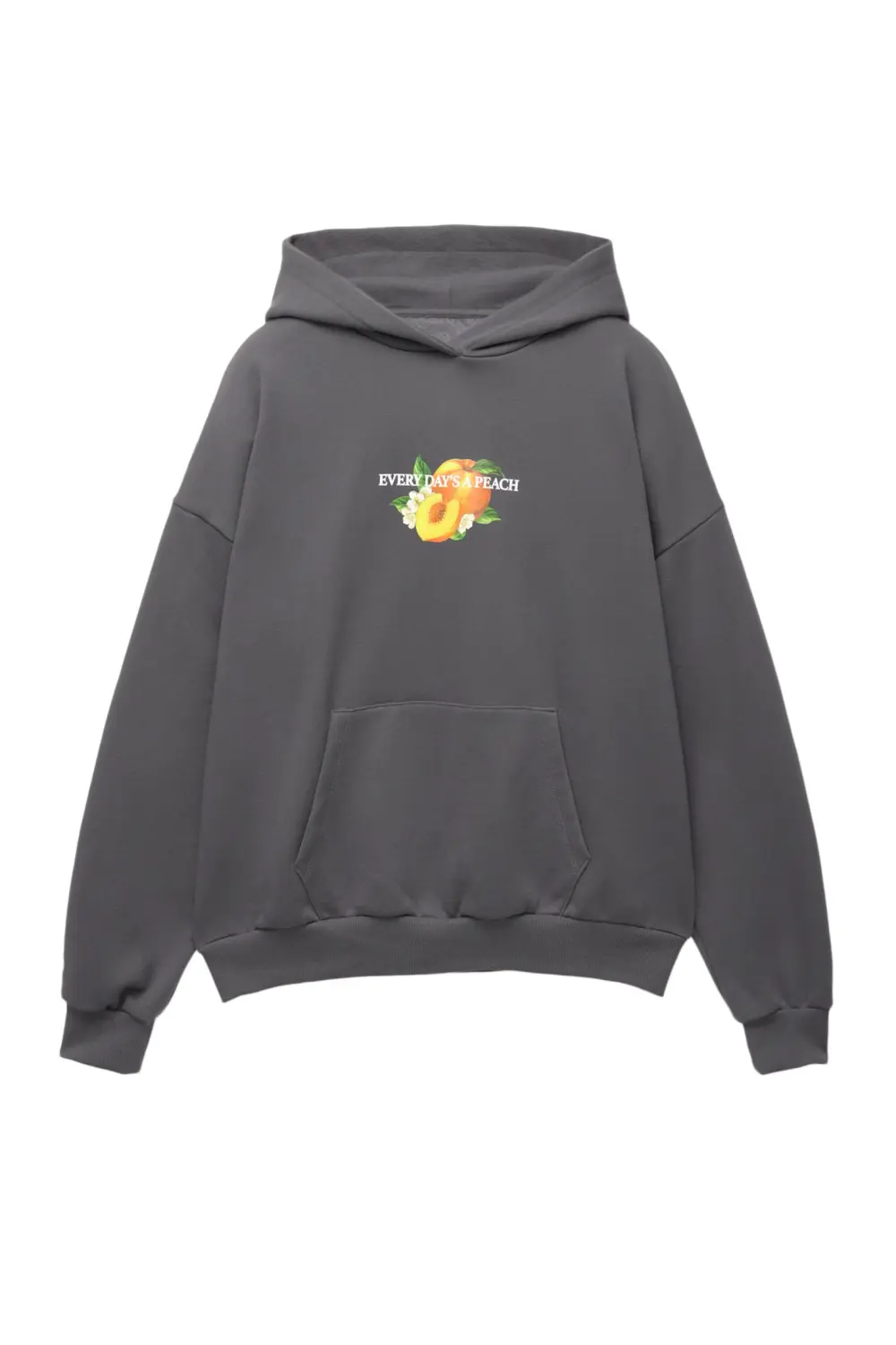 Sudadera capucha melocotón