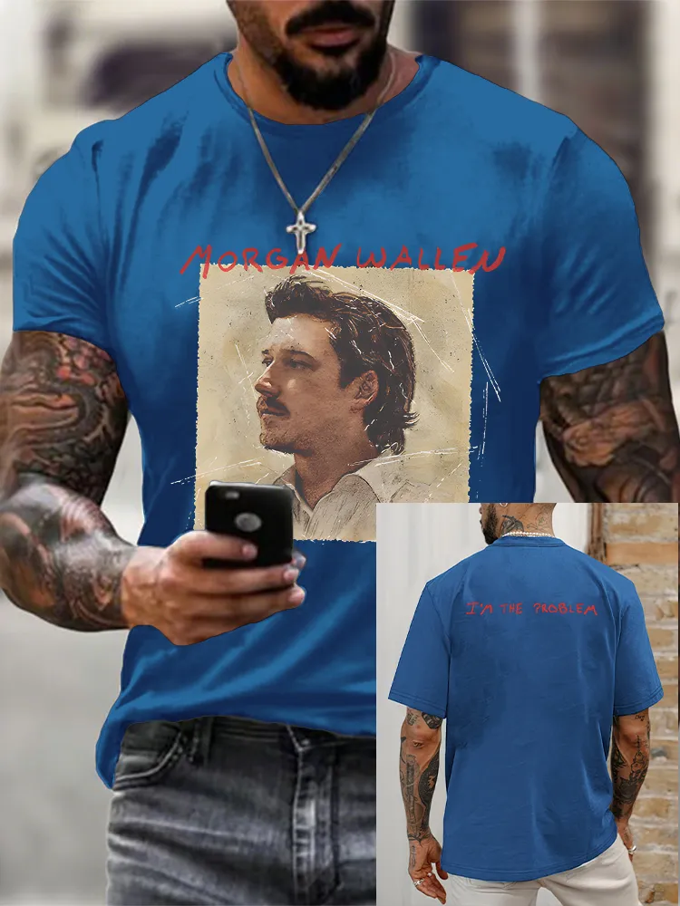 Men'S Morgan Wallen I Am The Problem Tour 2025 T-Shirt