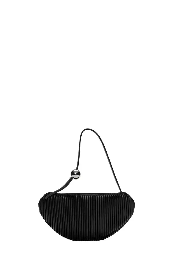 Bolso de hombro pliegues piel Chet Lo