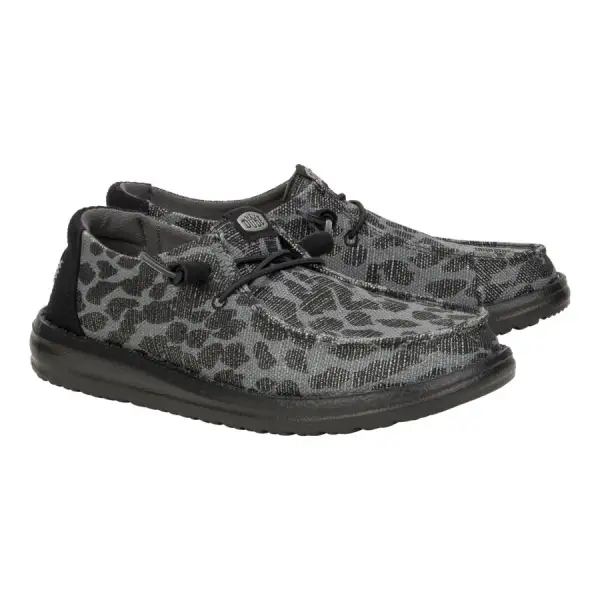 Wendy Leopard Sparkle - Black