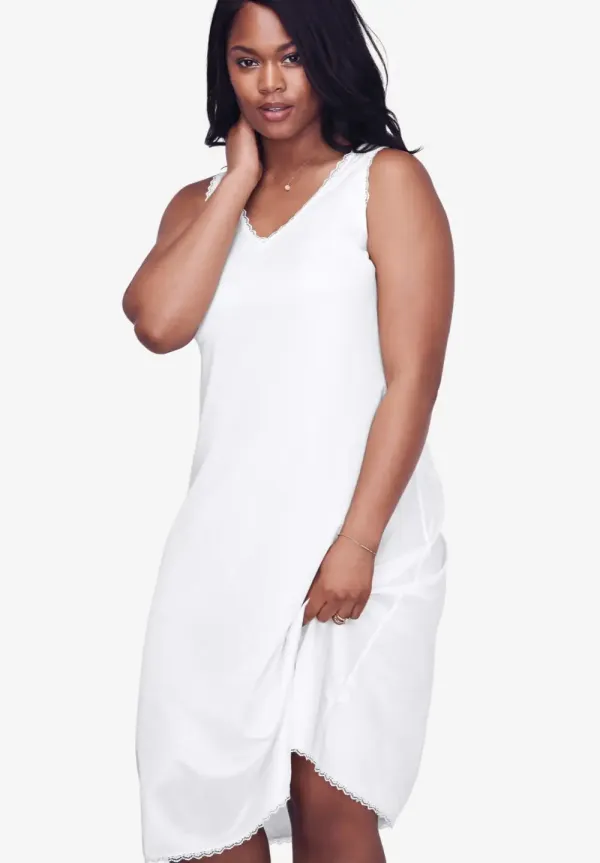 Lace-Trim Slip