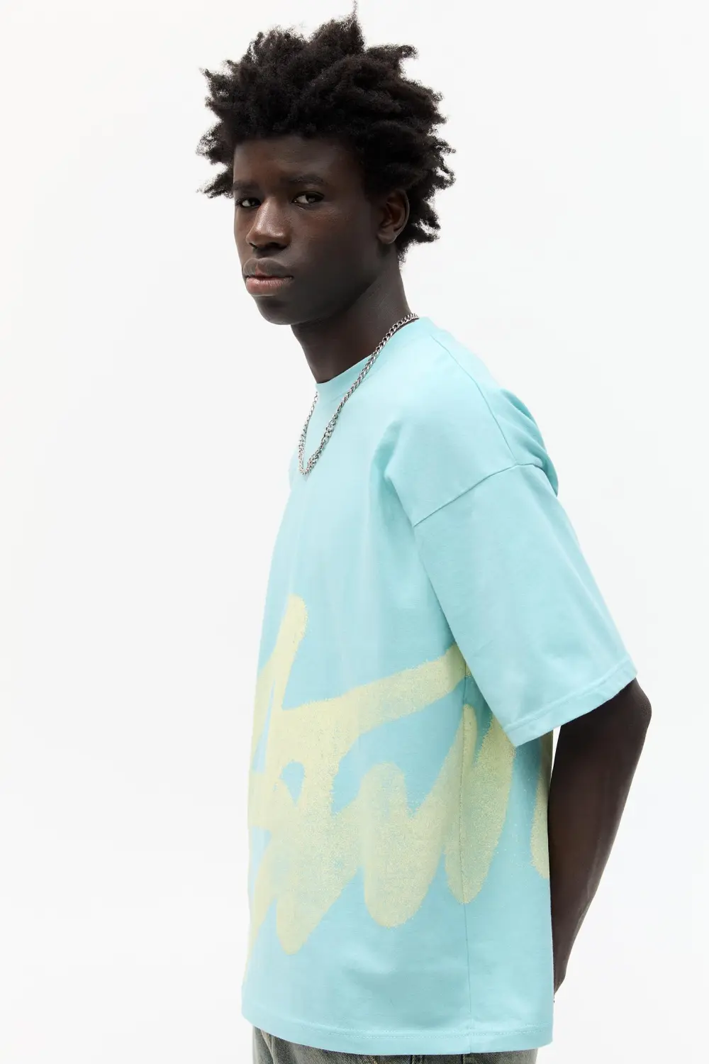 Short sleeve T-shirt with an STWD graphic