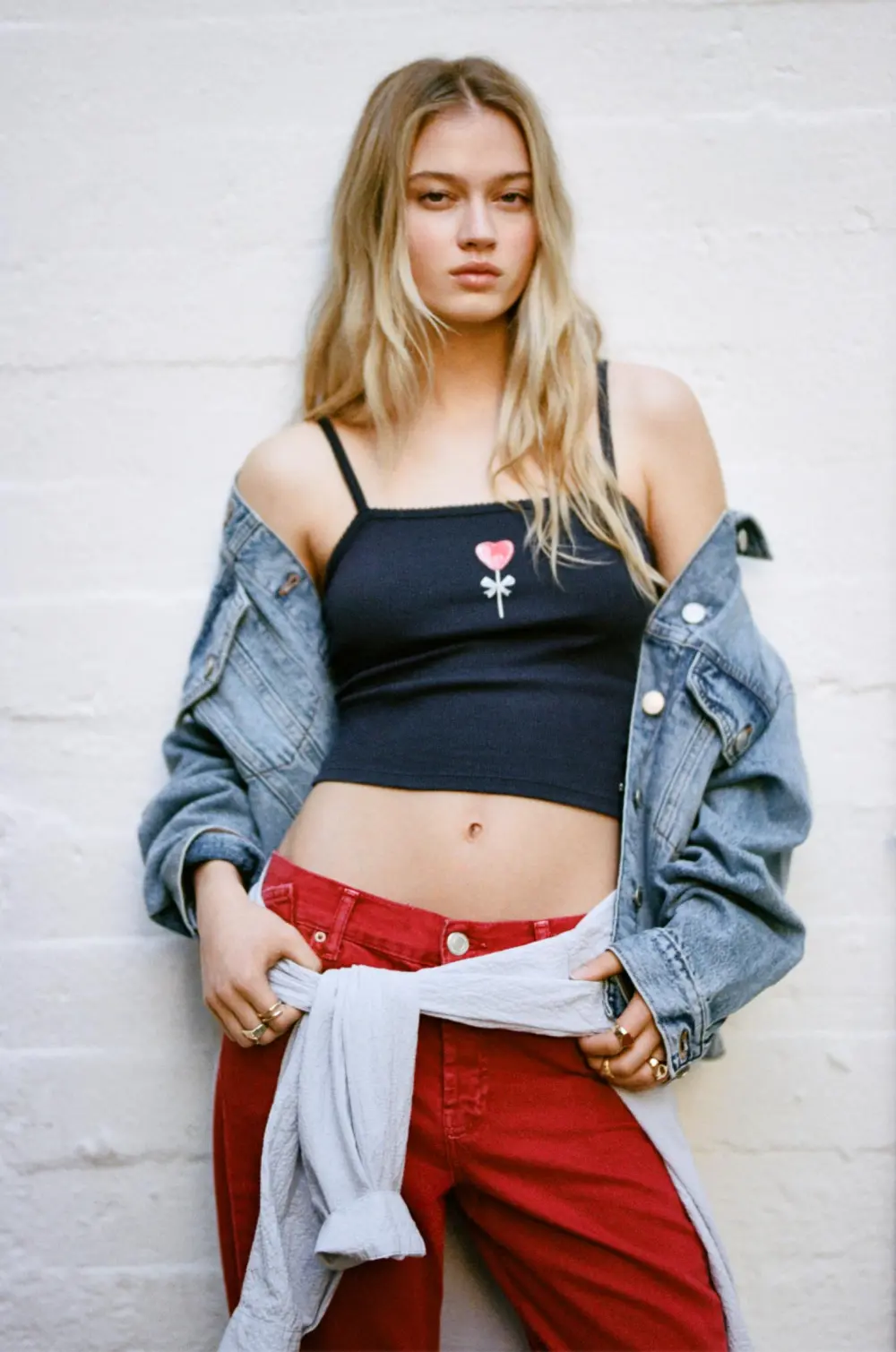 Strappy lollipop top
