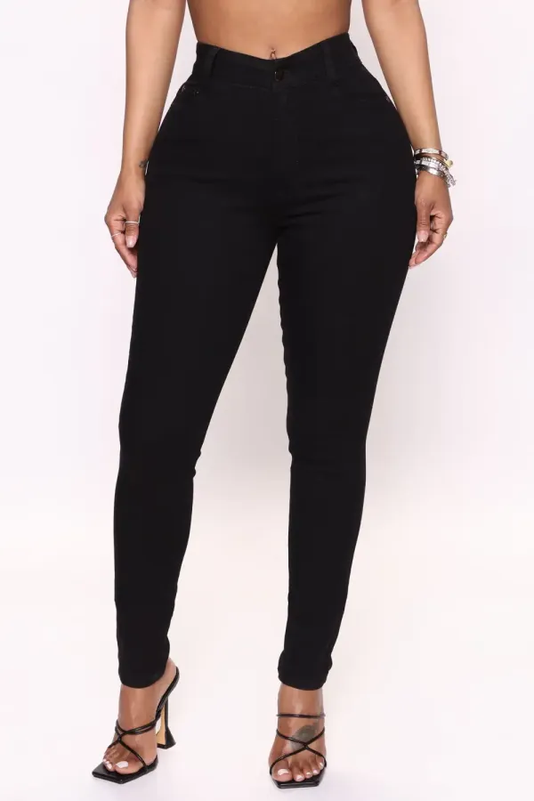 Heaven Sent Skinny Jeans - Black