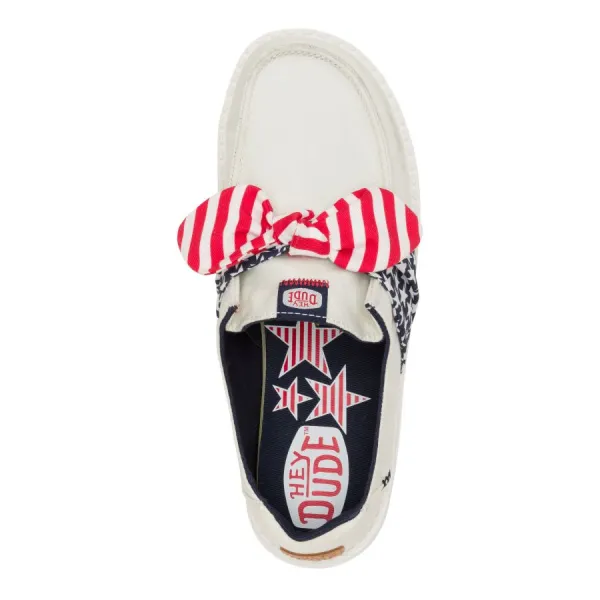 Wendy Bow Americana - White