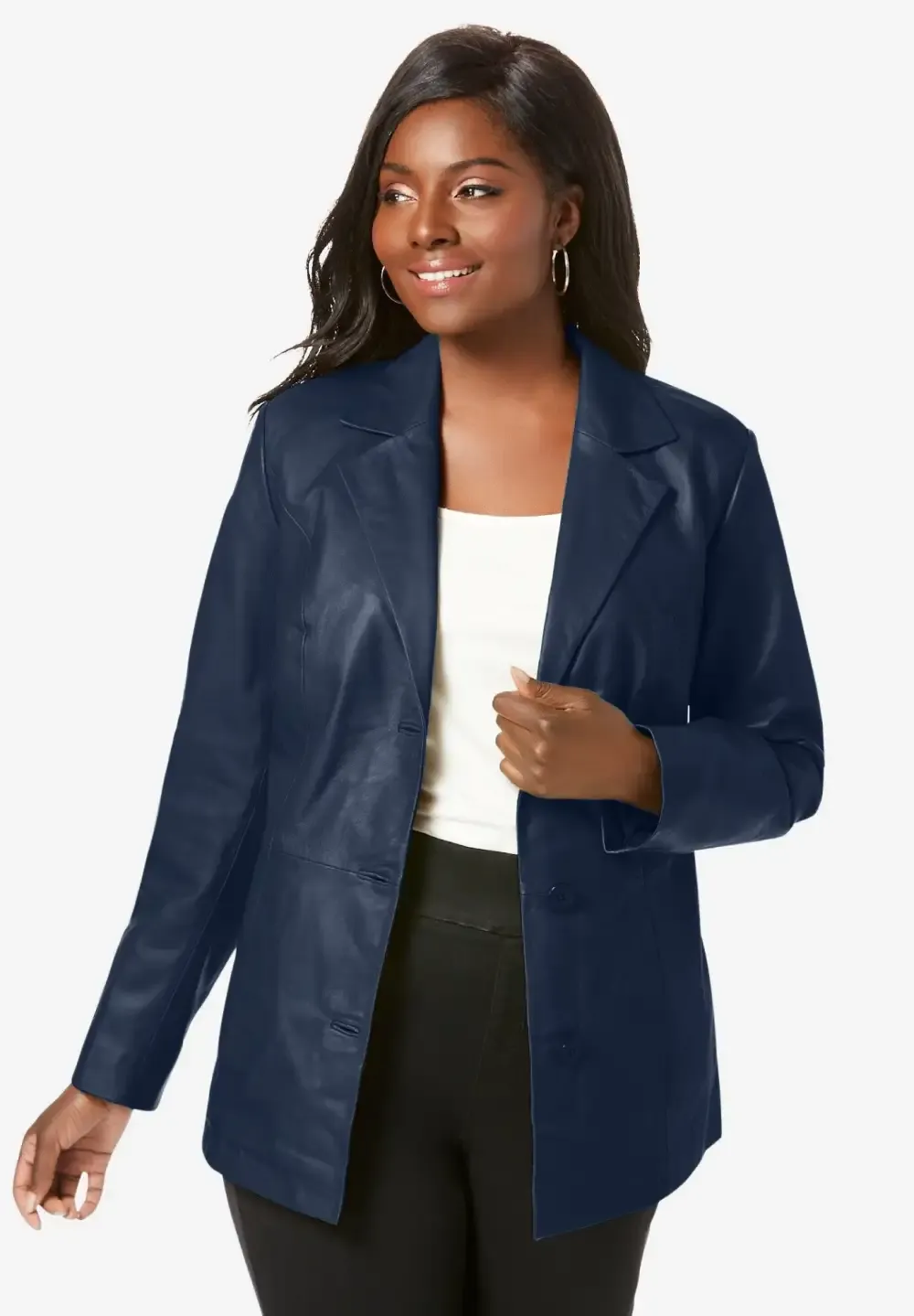 Leather Blazer