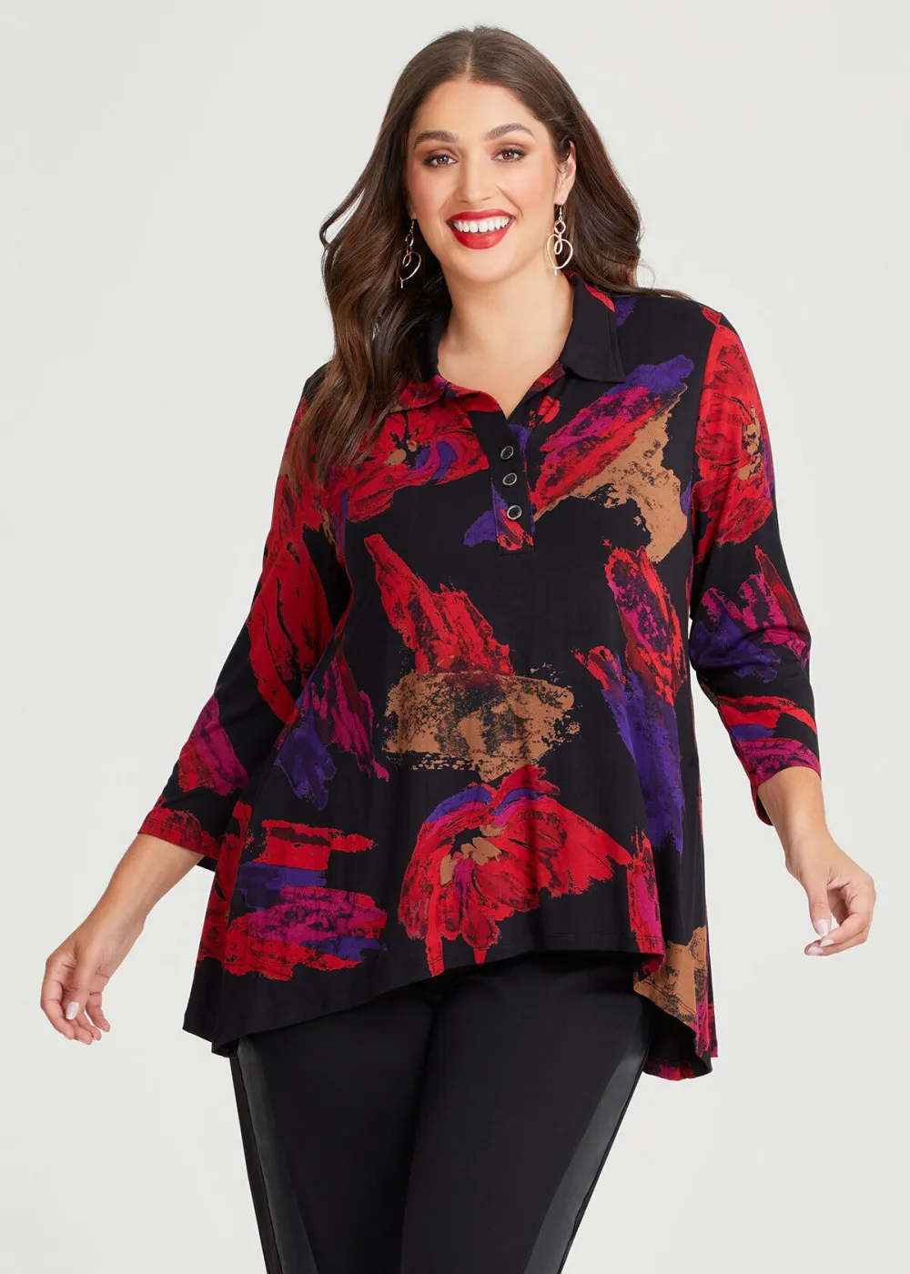 Collar Swing Bamboo Top