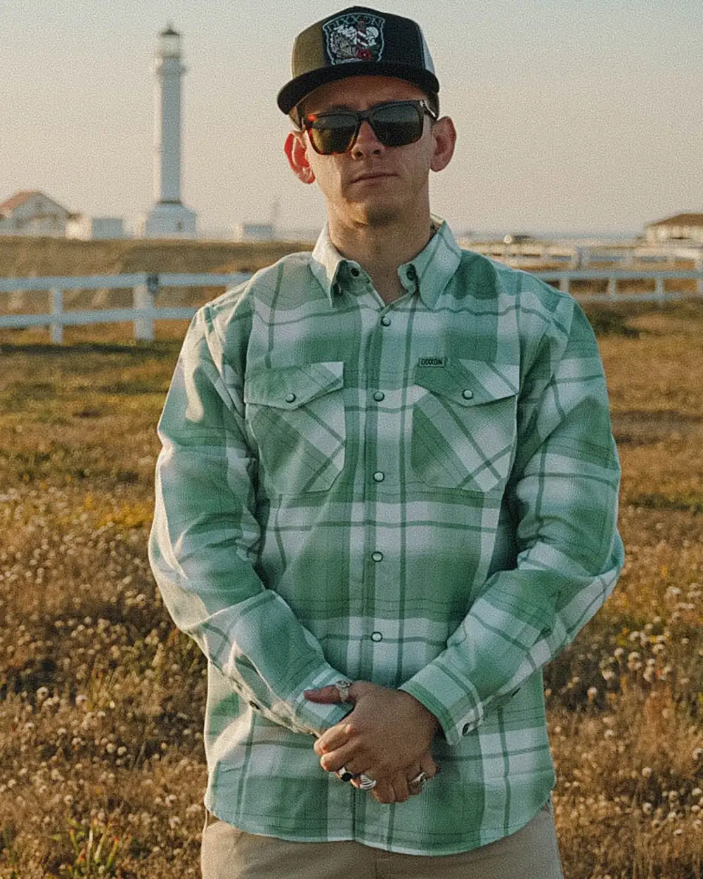 sea glass flannel