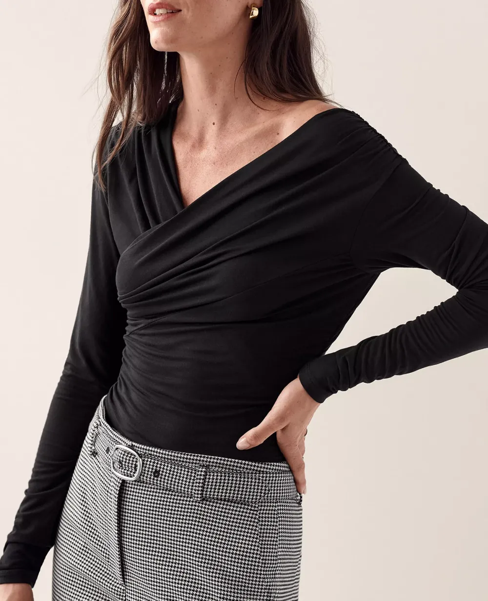 Asymmetric Wrap Bodysuit