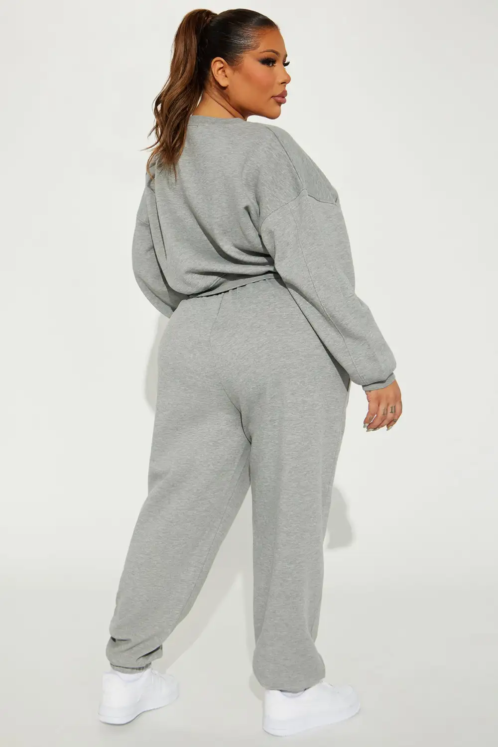 Do Not Disturb Sweatsuit - Heather Grey