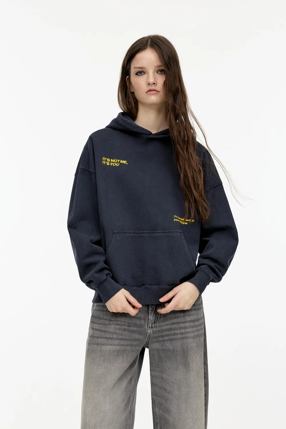 Sudadera capucha boxy