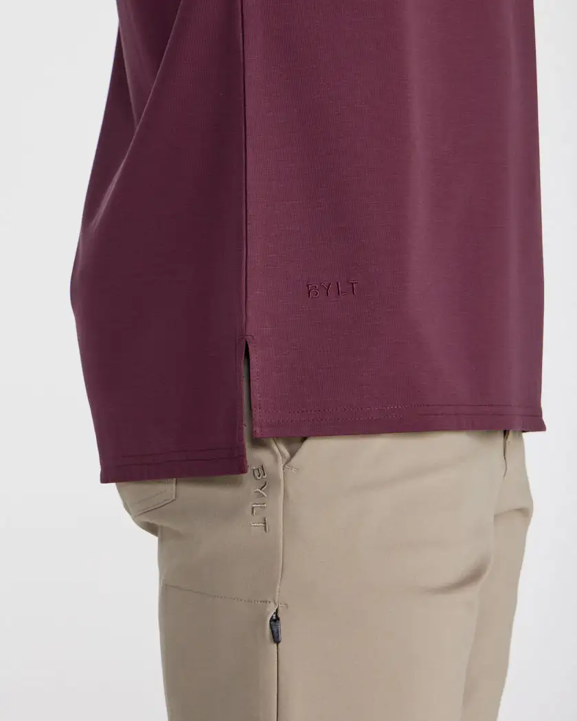 Limitless Short Sleeve Split Hem