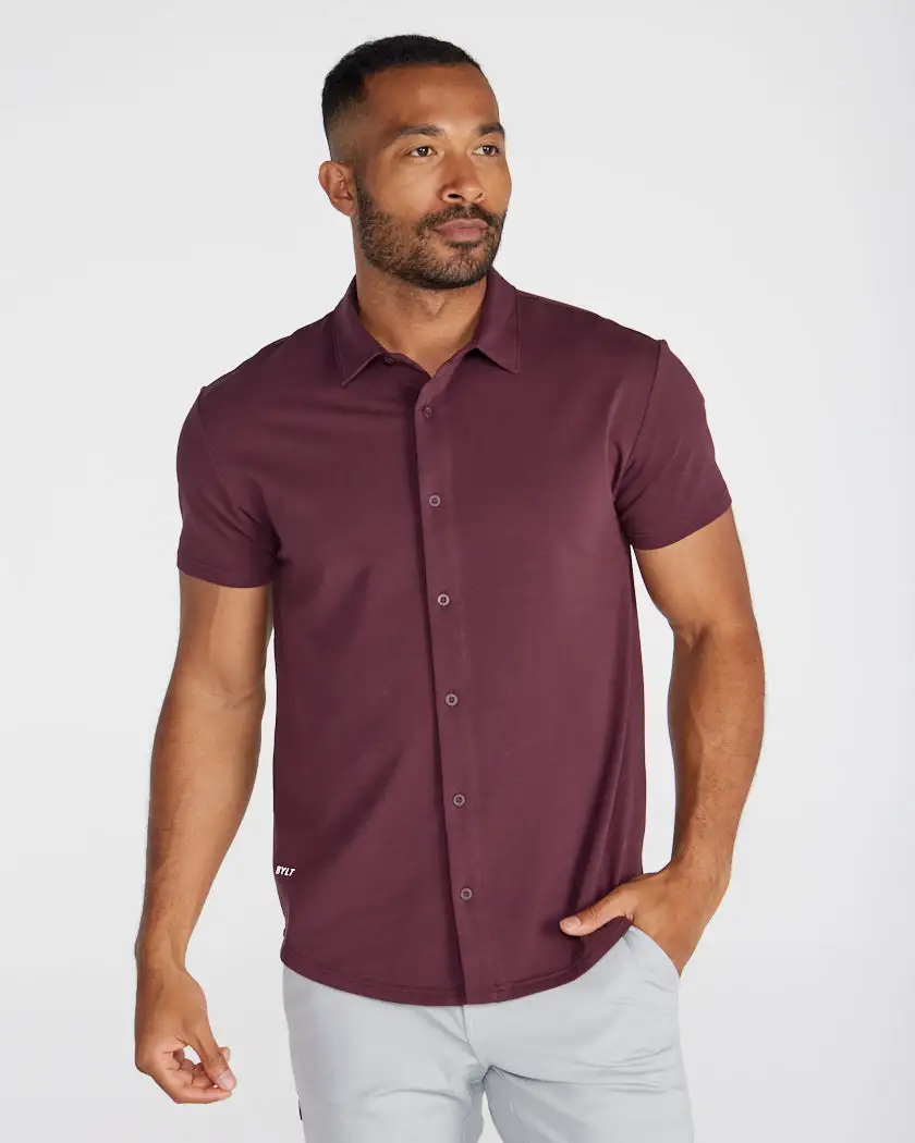 Lux Short Sleeve Button Down