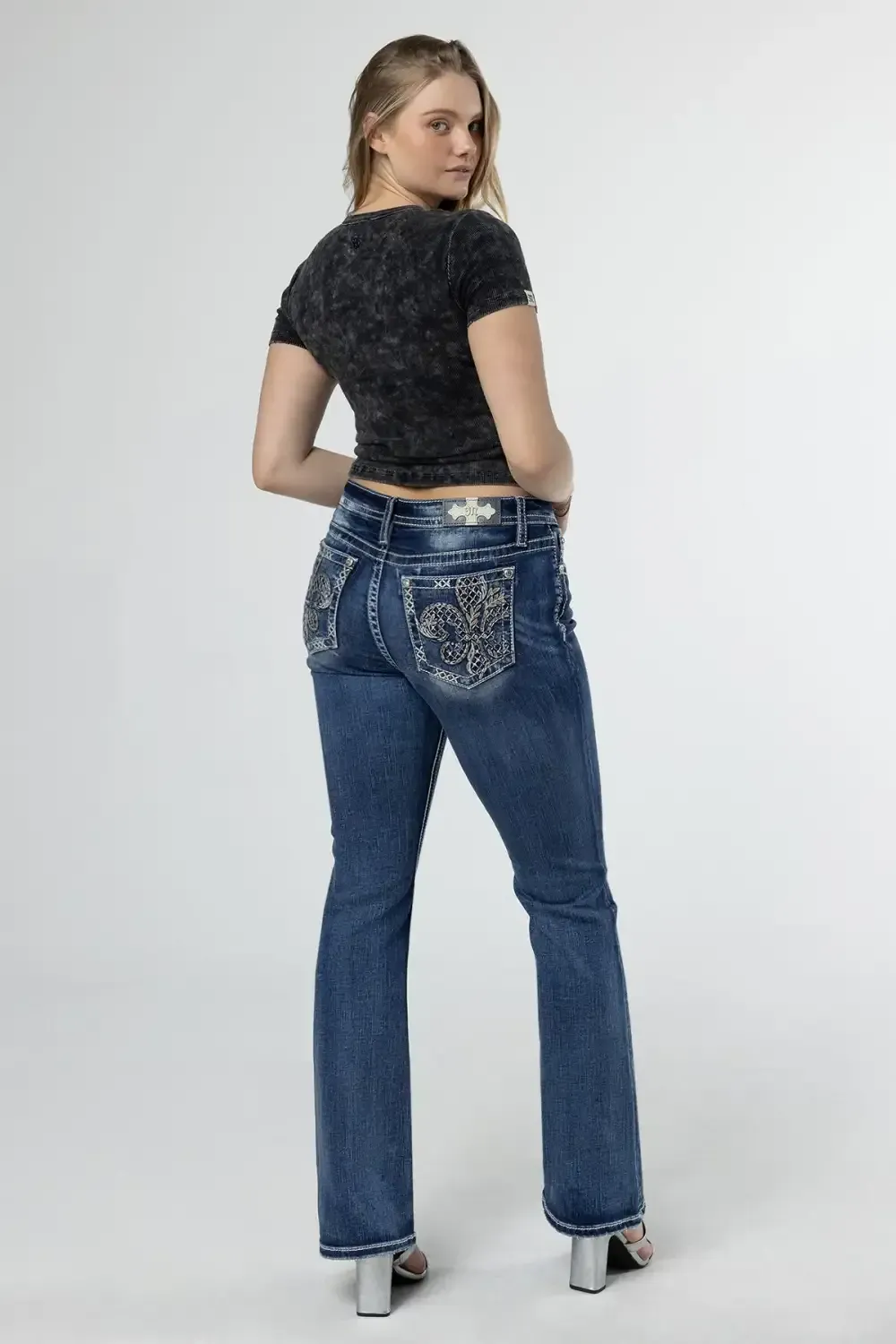 Fleur Glass Bootcut Jeans