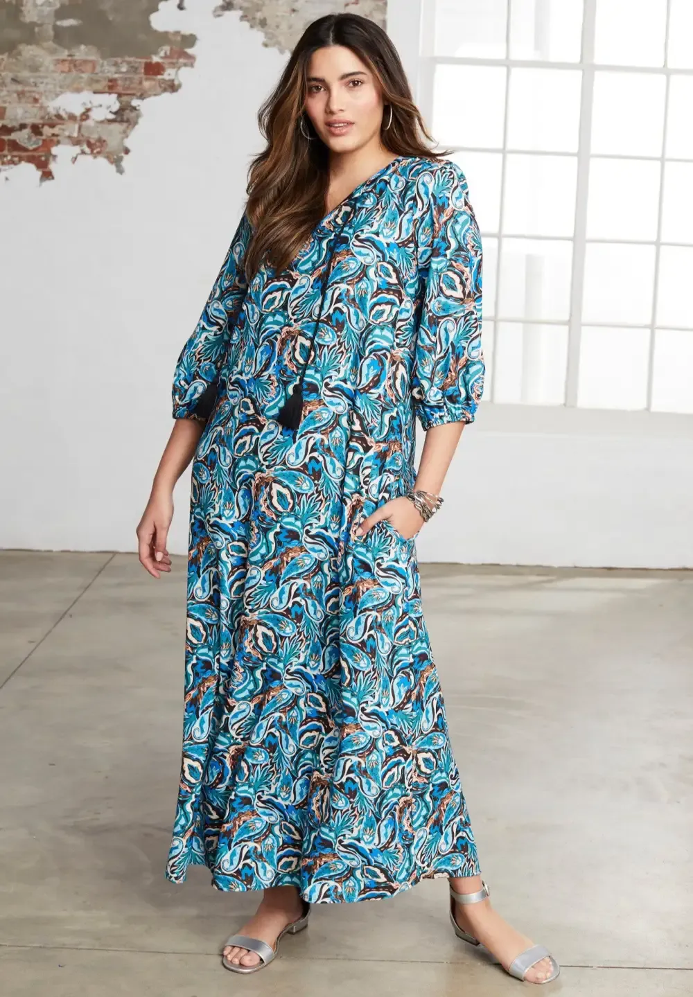 Halcion Boho Maxi Dress