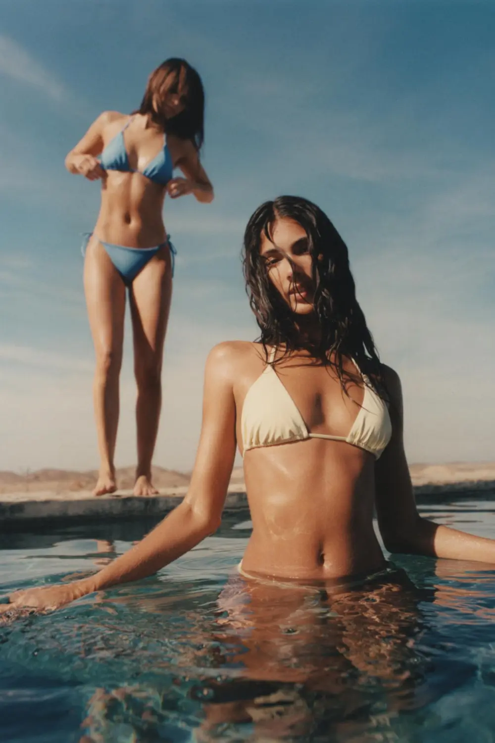 Triangle bikini top