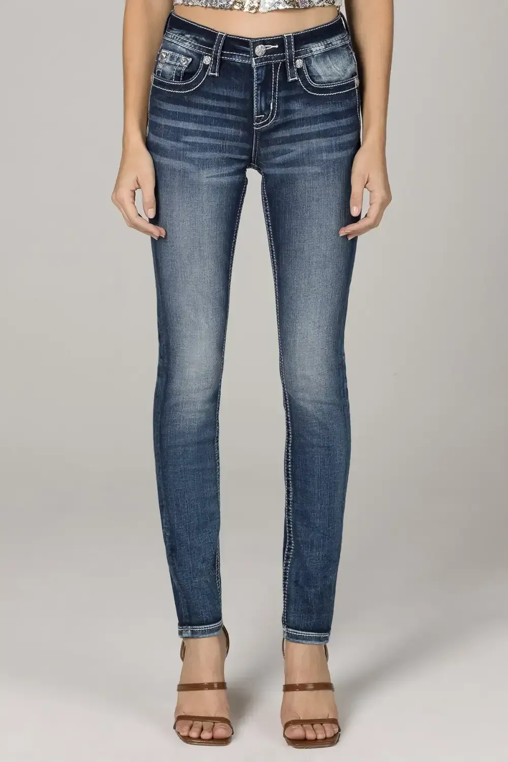Fantastic Fleur De Lis Skinny Jeans