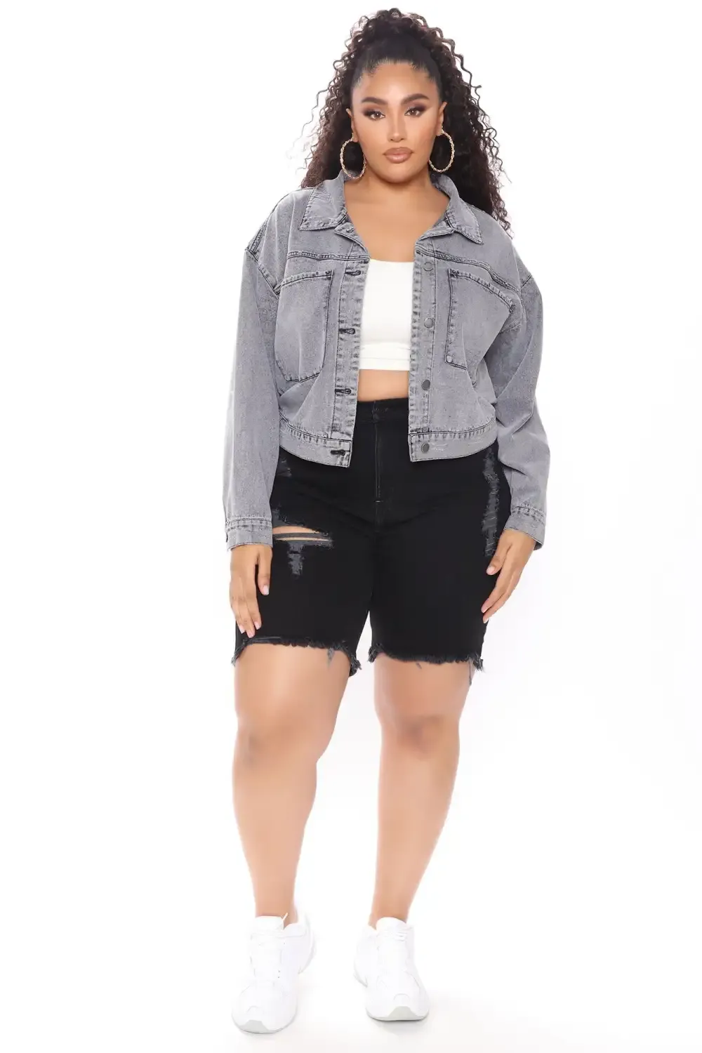 Jeanius Denim Jacket - Grey
