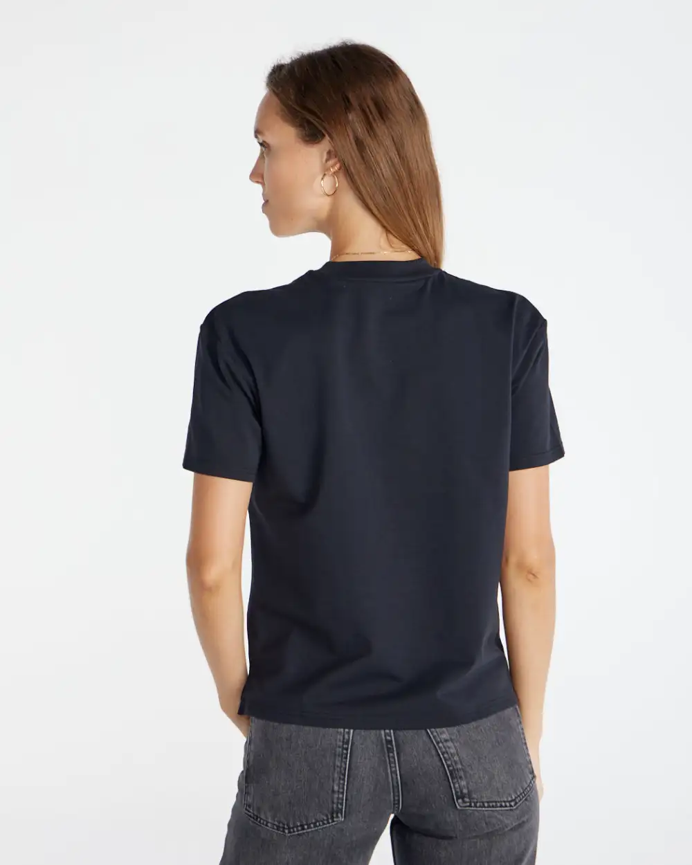 Lux Relaxed Split Hem Pocket Tee