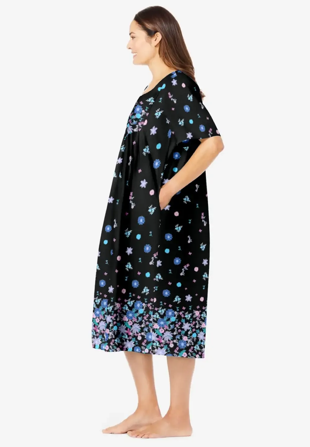 Mixed Print Short Lounger