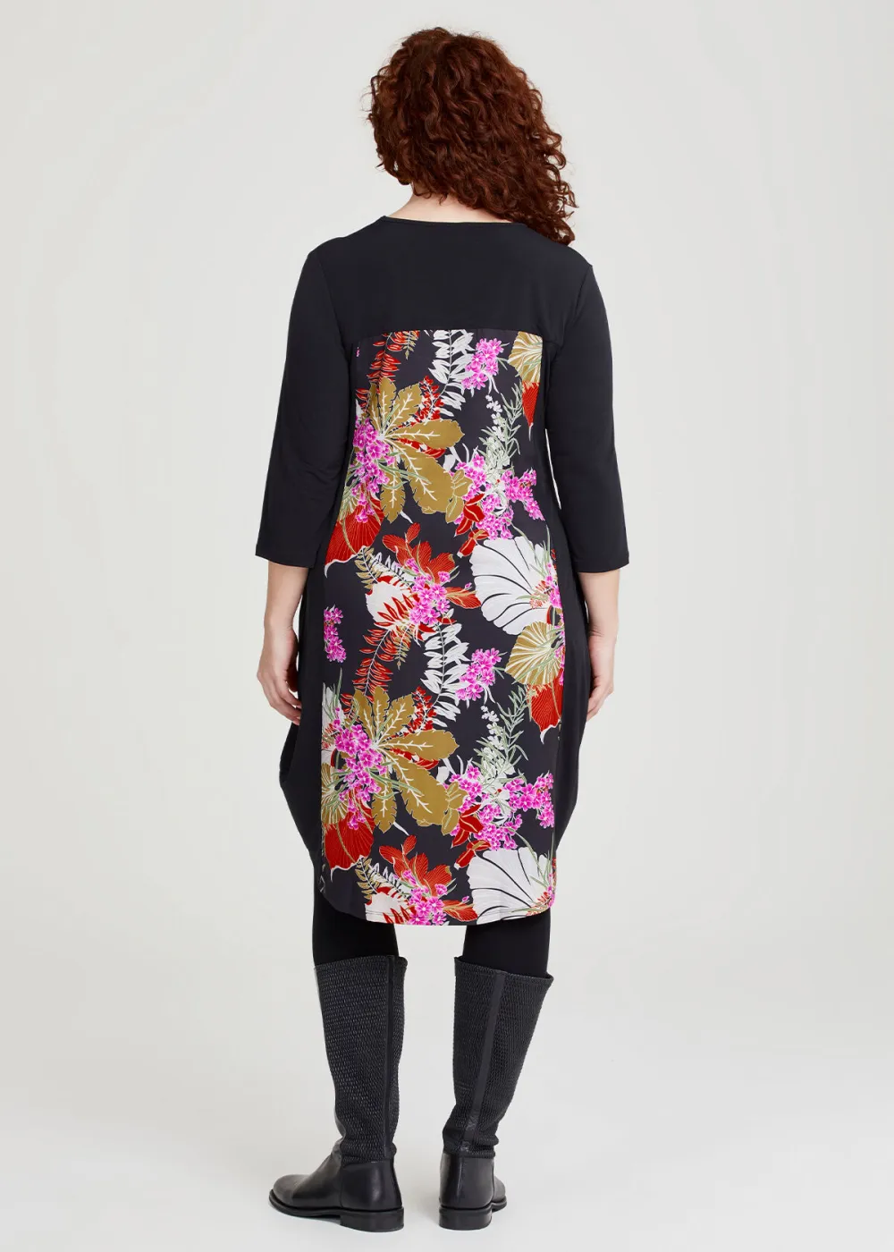 Spliced Floral Luna Dress