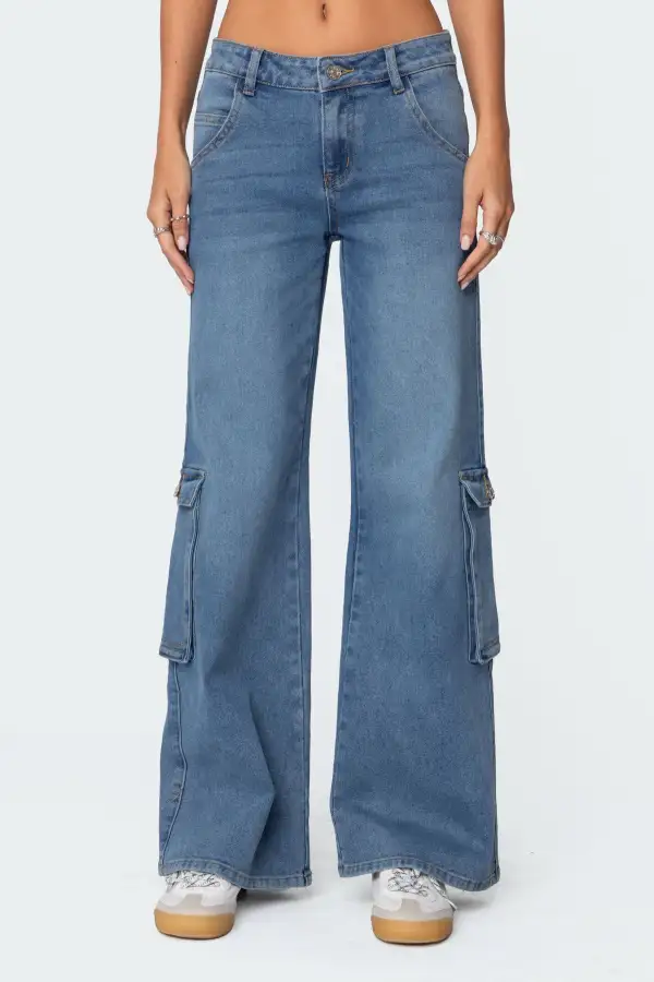 Lunar Low Rise Cargo Jeans