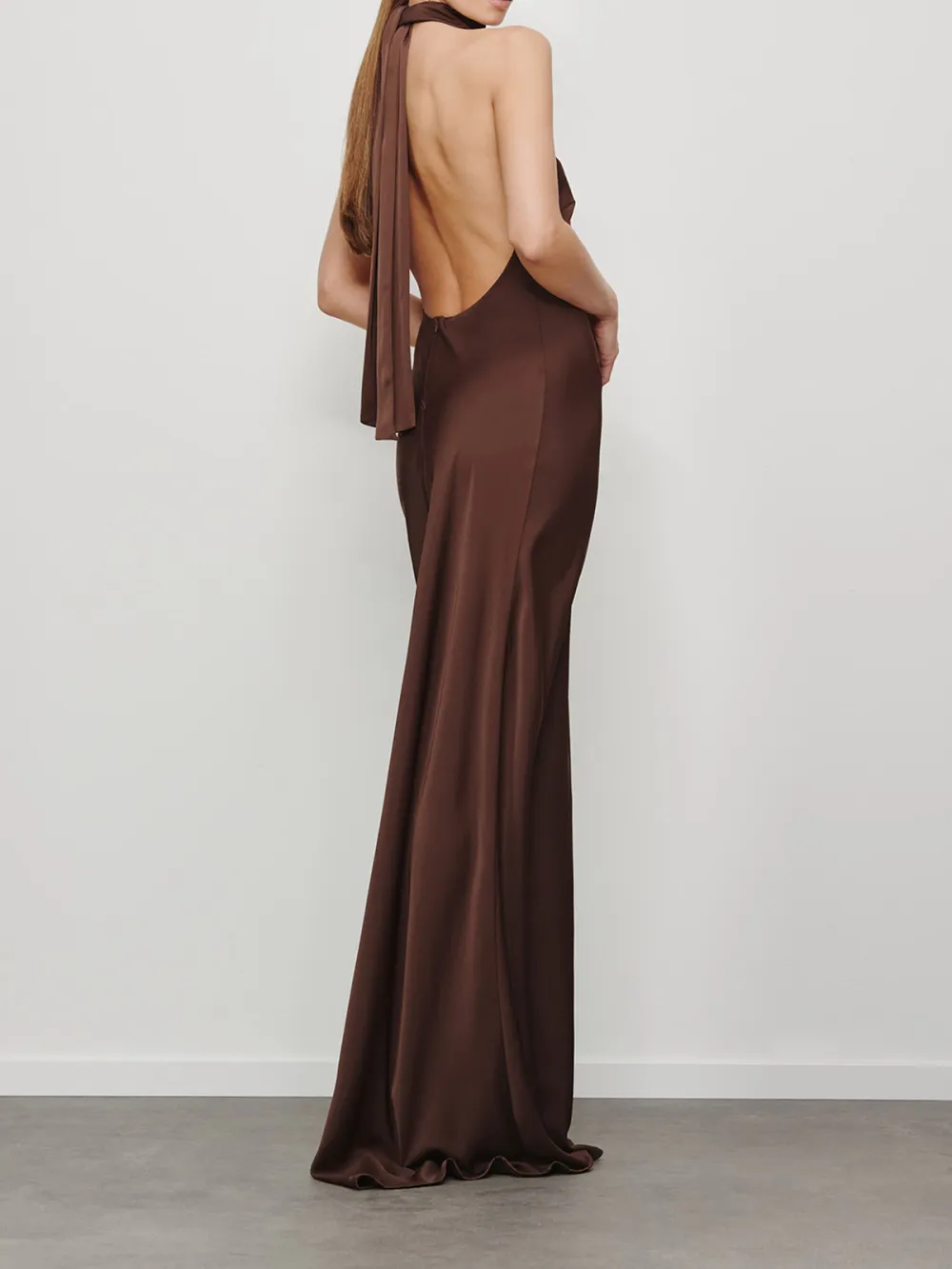 Neckholder Casual Style Sleeveless Dress