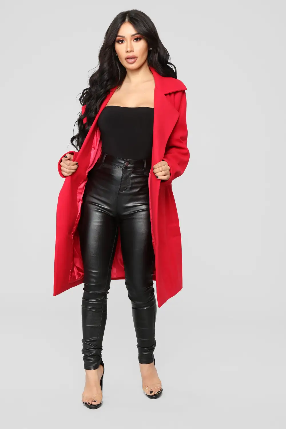 Upper East Side Coat - Red