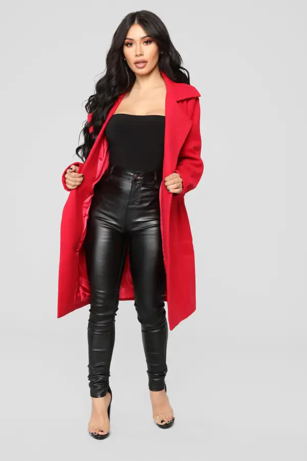 Upper East Side Coat - Red