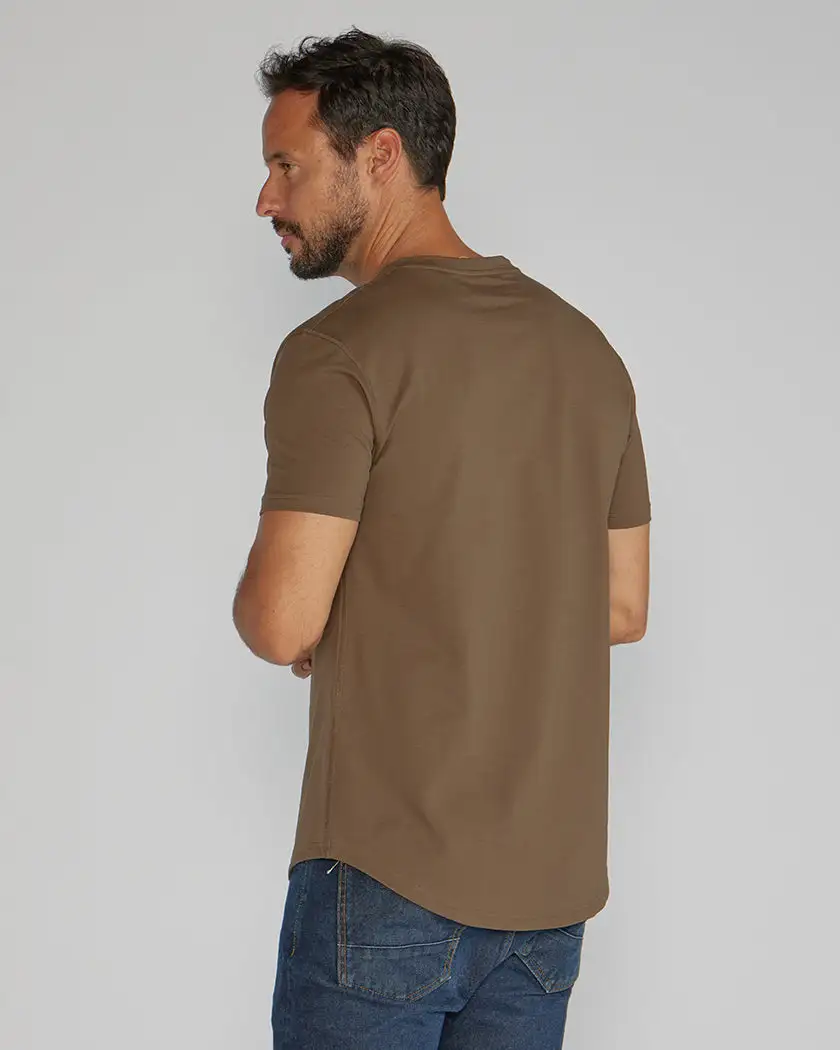 Drop-Cut V-Neck: Lux