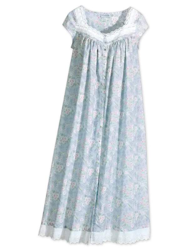 Lanz Hummingbird Cotton Lawn Robe
