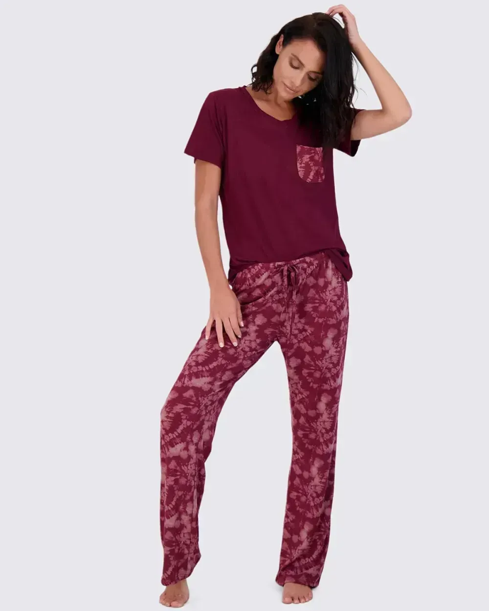 2 Pack: Women’s Pajama Set Super-Soft Short & Long Sleeve Top With Pants (Available In Plus Size)