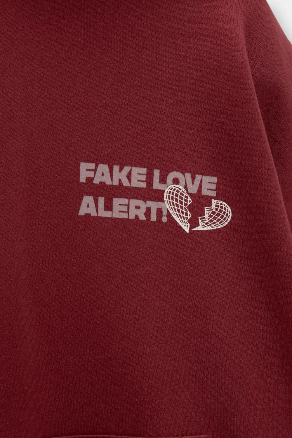 Sudadera capucha Love