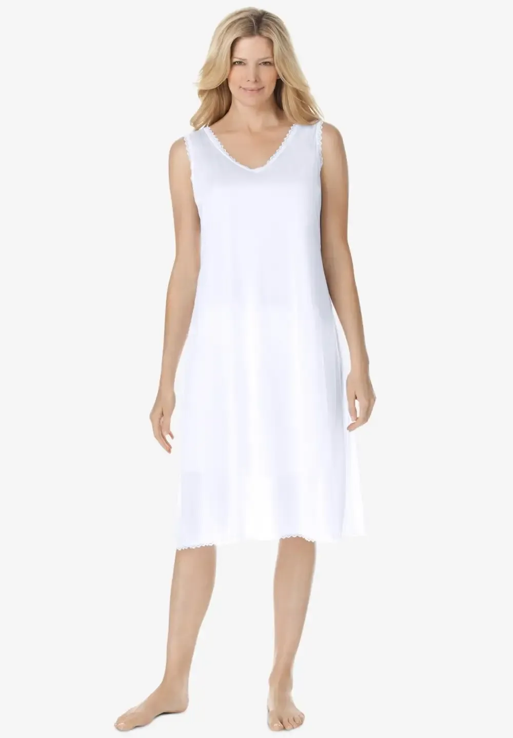 Lace-Trim Slip